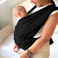 Marsupiu pentru copii BabyJem Wrap () Black photo 3