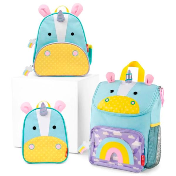 Ghiozdan pentru copii Skip Hop Zoo Blue Yellow Blue photo 4