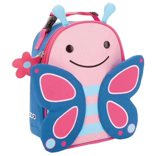 Geantă pentru prânz Skip Hop Zoo Butterfly Pink photo 2