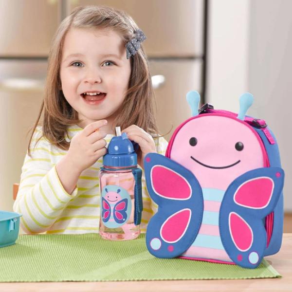 Geantă pentru prânz Skip Hop Zoo Butterfly Pink photo 3