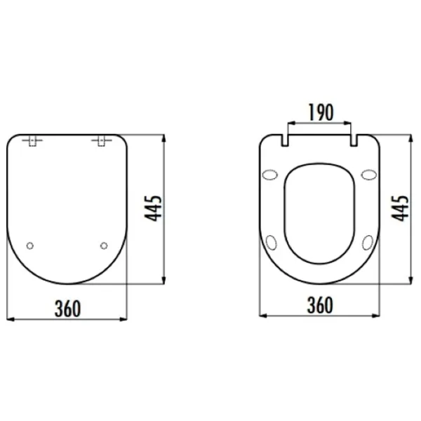 Capac WC Creavit KC2203.01.0000E duroplast photo 2