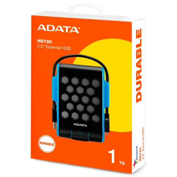 Внешний HDD HDD ADATA HD720 1 ТБ Черный photo 3