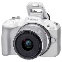 Cameră foto Canon EOS R50 RF-S 18-45 f/ 4.5-6.3 IS STM Kit CMOS/ White photo 3
