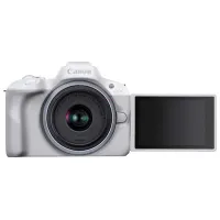 Cameră foto Canon EOS R50 RF-S 18-45 f/ 4.5-6.3 IS STM Kit CMOS/ White photo 4
