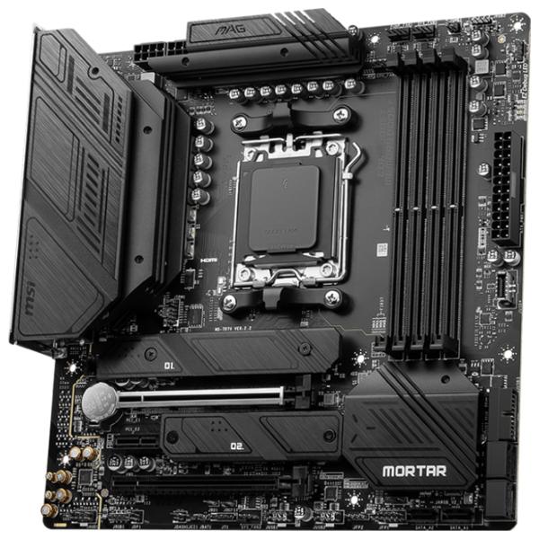 Материнская плата MSI MAG B650M MORTAR WIFI mATX/ AMD B650M photo 3 Материнская плата MSI MAG B650M MORTAR WIFI mATX/ AMD B650M photo 3