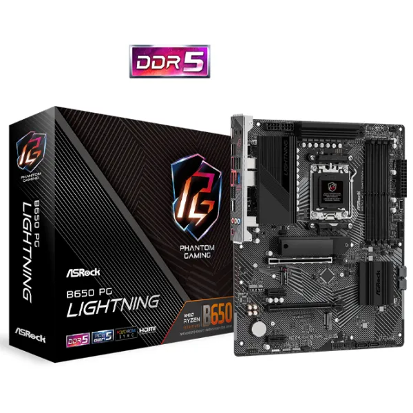 Placă de bază ASRock B650M PG LIGHTNING mATX/ AMD B650M photo 5
