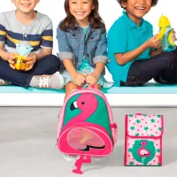 Ghiozdan pentru copii Skip Hop Zoo Pink Green Pink photo 4