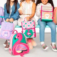 Ghiozdan pentru copii Skip Hop Zoo Pink Green Pink photo 6