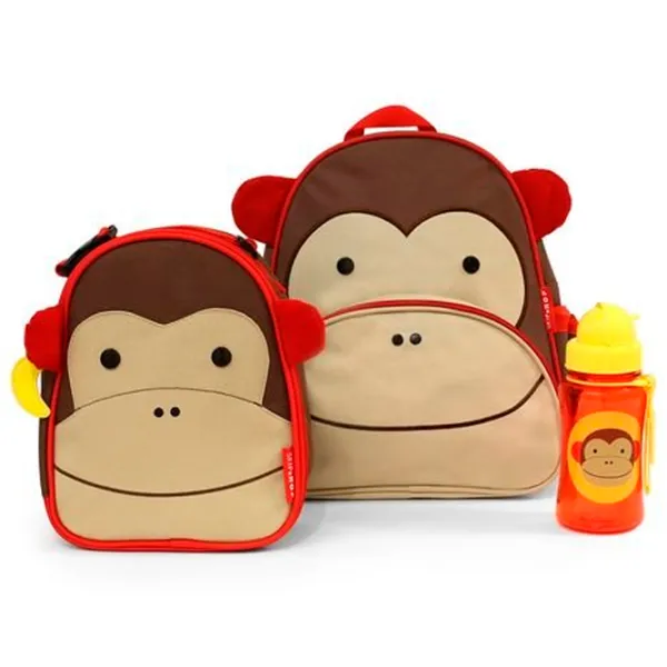 Ghiozdan pentru copii Skip Hop Zoo Brown Red Brown photo 3