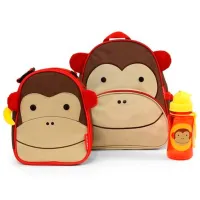Ghiozdan pentru copii Skip Hop Zoo Brown Red Brown photo 3