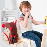 Ghiozdan pentru copii Skip Hop Zoo Brown Red Brown photo 5