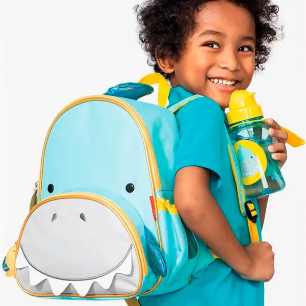 Ghiozdan pentru copii Skip Hop Zoo Blue Gray Blue photo 2