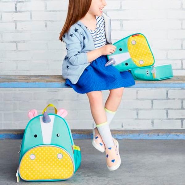 Ghiozdan pentru copii Skip Hop Zoo Blue Yellow Blue photo 4