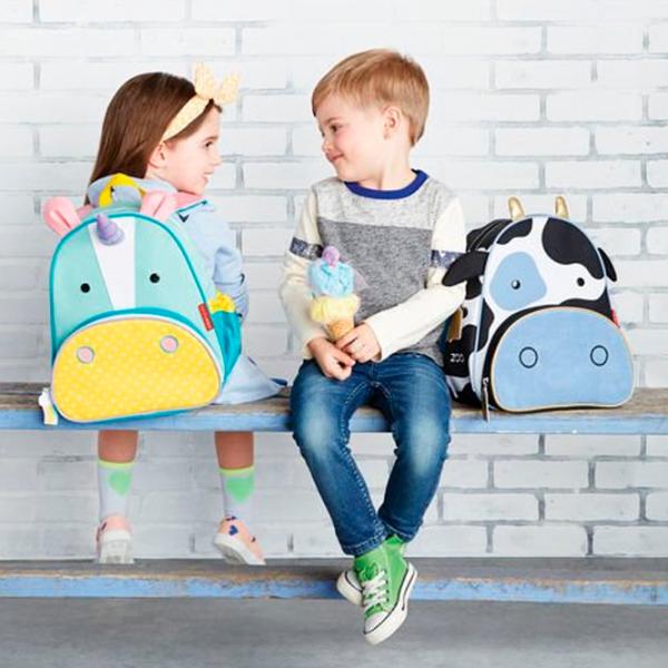 Ghiozdan pentru copii Skip Hop Zoo Blue Yellow Blue photo 5