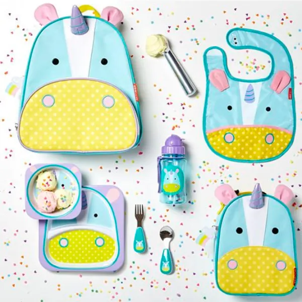 Ghiozdan pentru copii Skip Hop Zoo Blue Yellow Blue photo 6