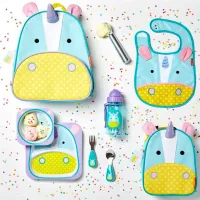 Ghiozdan pentru copii Skip Hop Zoo Blue Yellow Blue photo 6