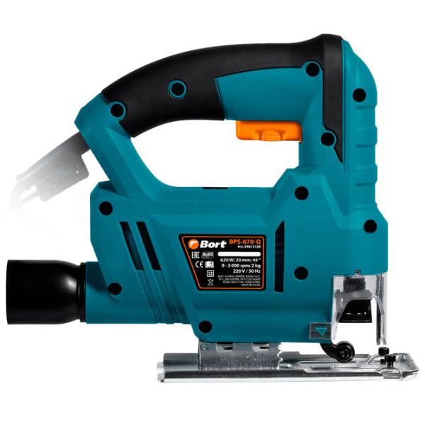 Fierăstrău pentru decupat Bort BPS-670-Q 20 mm/ Blue photo 2
