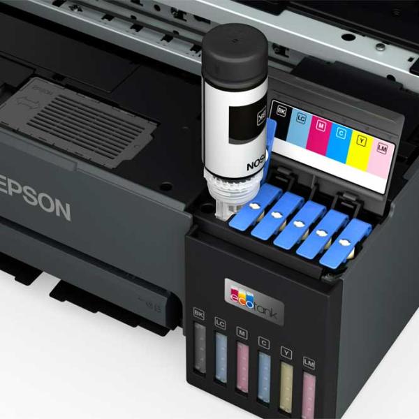 Imprimantă Epson EcoTank L8050 Inkjet / Color / Black photo 3