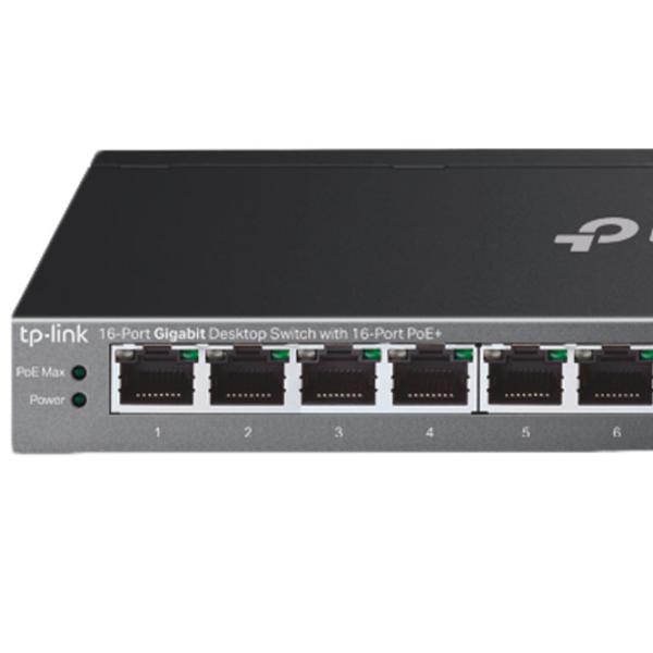 Коммутатор TP-Link TL-SG116P Черный photo 4 Коммутатор TP-Link TL-SG116P Черный photo 4