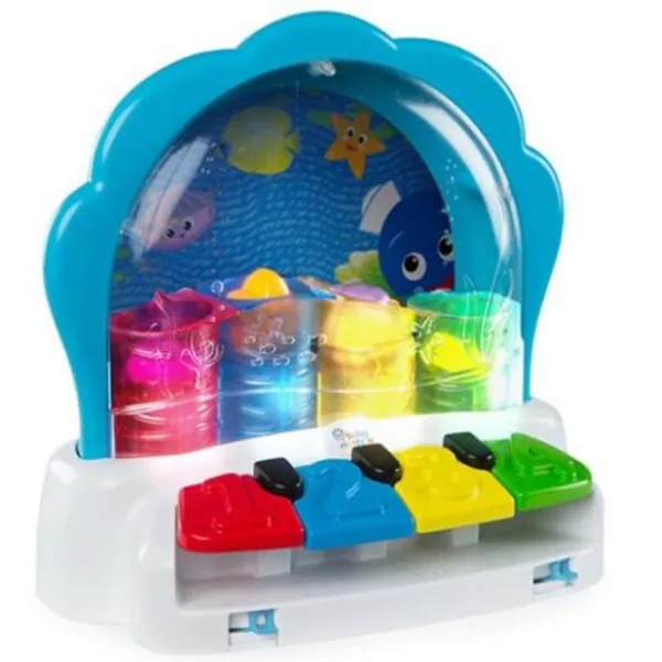 Jucărie interactivă Bright Starts Pianul Pop & Glow 074451108042 0.6+/ White photo 2