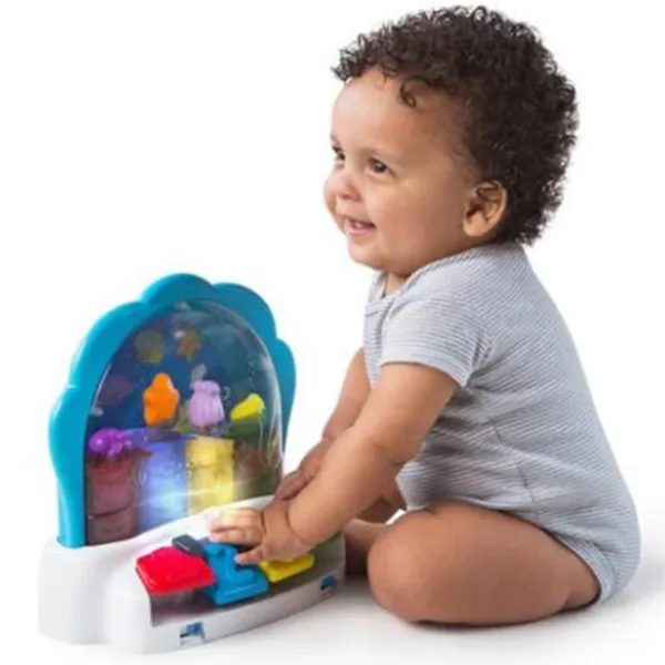 Jucărie interactivă Bright Starts Pianul Pop & Glow 074451108042 0.6+/ White photo 3