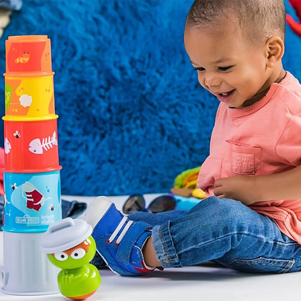 Joc educativ Bright Starts Oscar și jucăriile sale distractive 074451120785 0.3+/ Multicolor photo 3