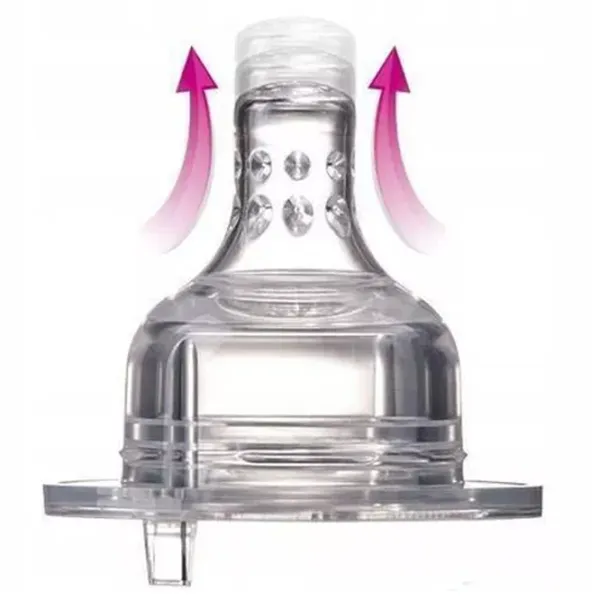 Tetină pentru biberon Lovi 18/ 756 Dynamic Unisex/ Transparent photo 2