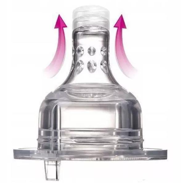 Tetină pentru biberon Lovi 18/ 756 Dynamic Unisex/ Transparent photo 2