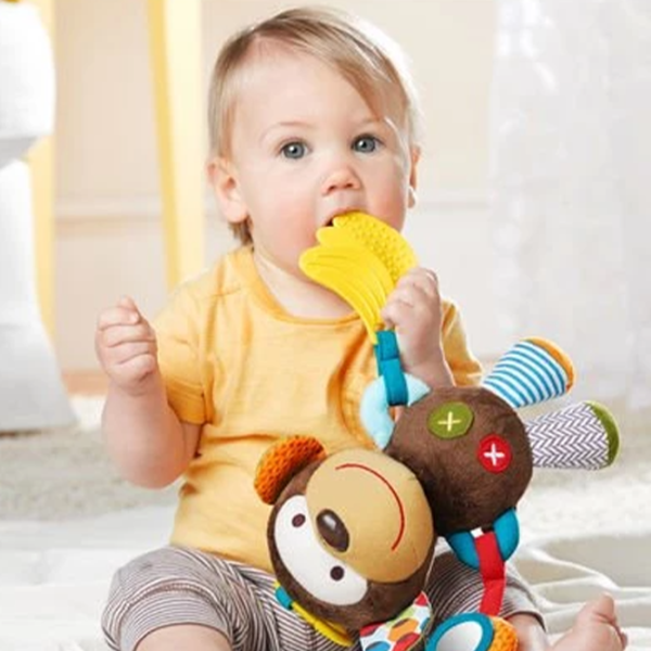 Jucărie moale Skip Hop Bandana Buddies 879674018075 0+/ Brown photo 3
