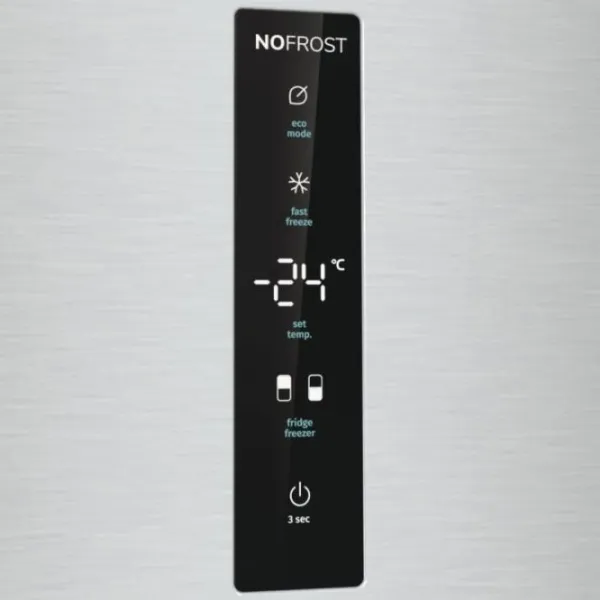 Frigider Gorenje NRK620DA2XL4 cu congelator jos 331 l / 200 cm / Inox photo 6