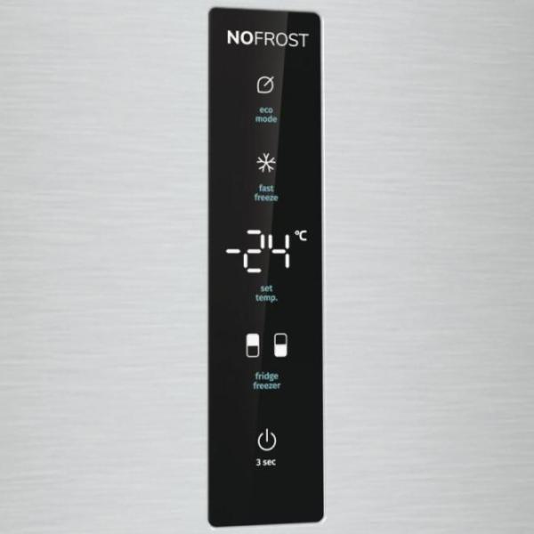 Frigider Gorenje NRK620DA2XL4 cu congelator jos 331 l / 200 cm / Inox photo 6
