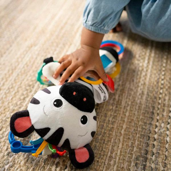 Мягкая игрушка Baby Einstein Ухмыляющаяся зебра 12793 0+/ Белый photo 3
