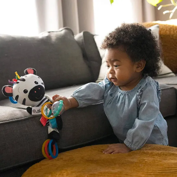Мягкая игрушка Baby Einstein Ухмыляющаяся зебра 12793 0+/ Белый photo 6