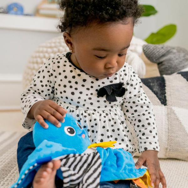 Jucărie moale Baby Einstein Octopus 12101 0+/ Blue photo 3