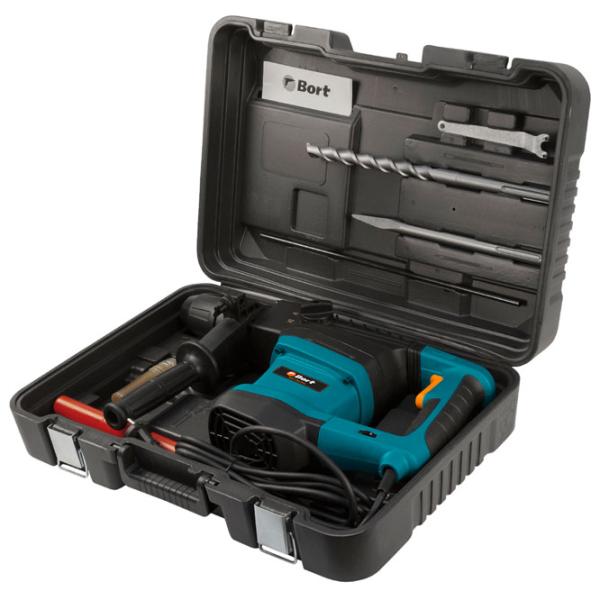 Ciocan rotopercutor Bort BHD-1500-MAX 1500 W / Blue photo 3