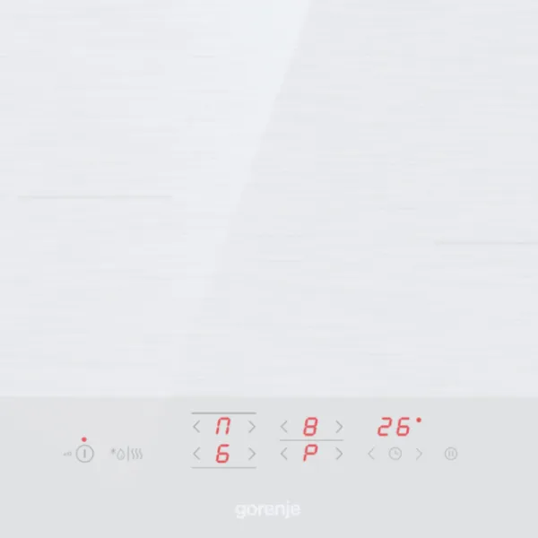 Plită încorporabilă cu inducție Gorenje IT643SYW7 Vitroceramică/ White photo 5