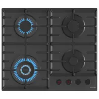 Plită încorporabilă pe gaz Gorenje GKTW641SYB Sticlă călită/ Black photo 2