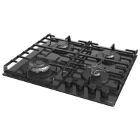 Plită încorporabilă pe gaz Gorenje GKTW641SYB Sticlă călită/ Black photo 3