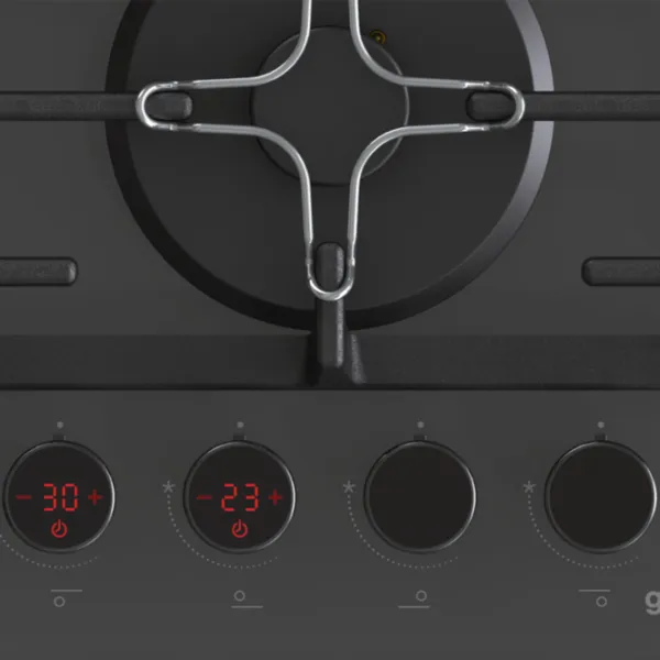 Газовая варочная панель Gorenje GKTW641SYB Закаленное стекло/ Черный photo 5