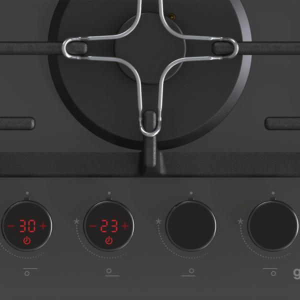 Газовая варочная панель Gorenje GKTW641SYB Закаленное стекло/ Черный photo 5