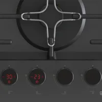 Plită încorporabilă pe gaz Gorenje GKTW641SYB Sticlă călită/ Black photo 5