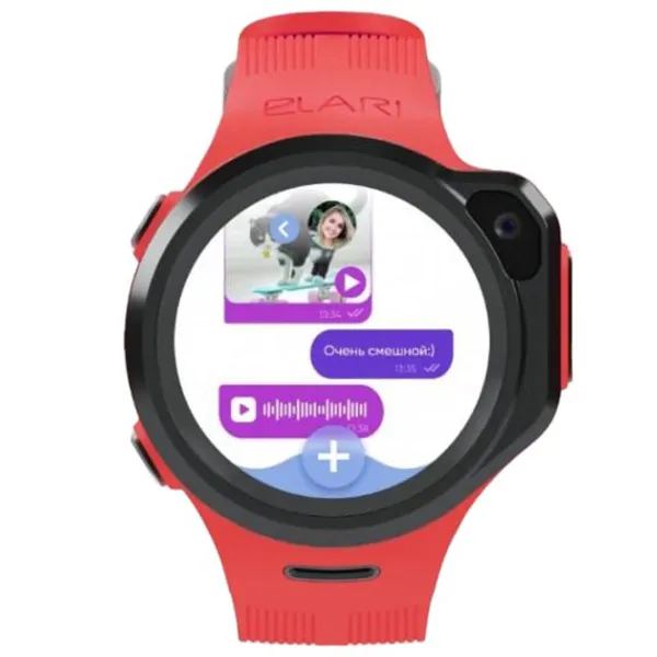 Детские часы Elari KidPhone 4GR M 1.3"/ Красный photo 2
