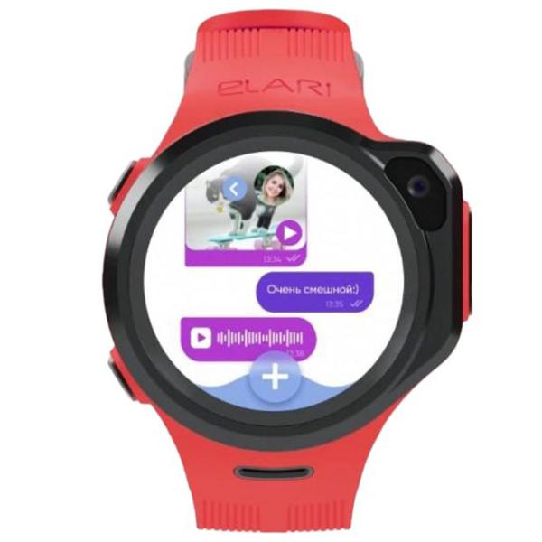 Детские часы Elari KidPhone 4GR M 1.3"/ Красный photo 2