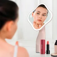 Oglindă de machiaj LED Mirror X300 Unilateral/ Pink photo 4