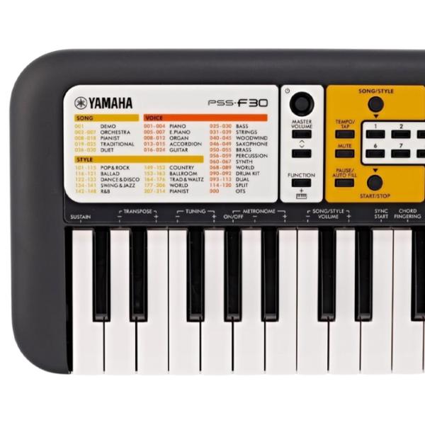 Sintetizator digital Yamaha PSS-F30 37 clape/ 32 voci/ Plastic/ Black photo 4