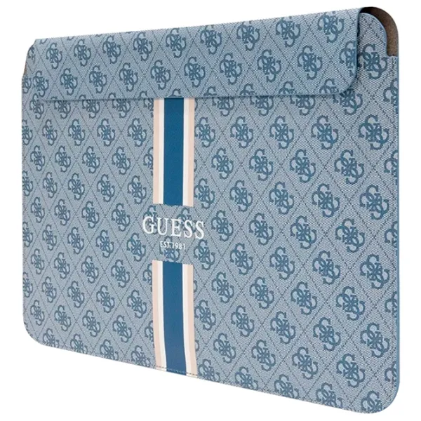Husă pentru laptop GUESS 4G Printed Stripes 14"/ Blue photo 3