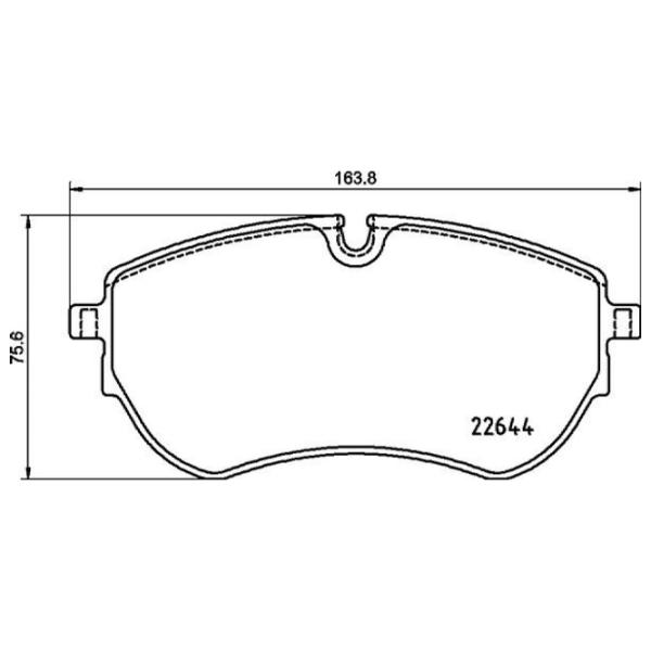 Тормозные колодки Brembo P 85 173 передние/ Дисковые photo 4