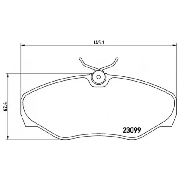 Plăcuțe de frână Brembo P 56 061 față/ Disk photo 4