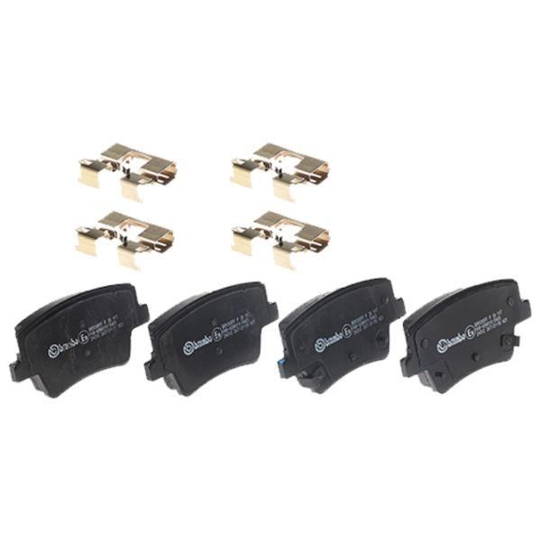 Тормозные колодки Brembo P 30 117 задние/ Дисковые photo 2 Тормозные колодки Brembo P 30 117 задние/ Дисковые photo 2