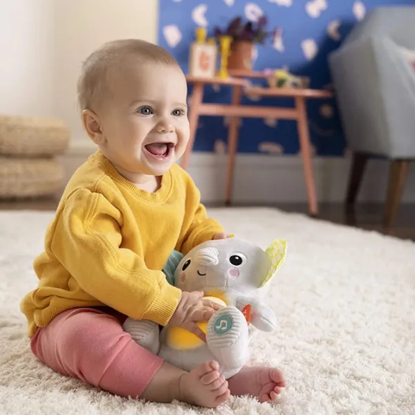Интерактивная игрушка Bright Starts Hug a Bye 074451124981 0+/ Grey photo 3